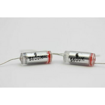 STYROFLEX CAPACITOR SIEMENS 5600pF 160V 10% NOS 5PC. CA45U870CA65U100F1270421