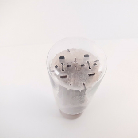 1 X 5R4GYA GE TUBE. 1970s PROD. BLACK PLATES. BROWN BASE. NOS/NIB. AA  ENA