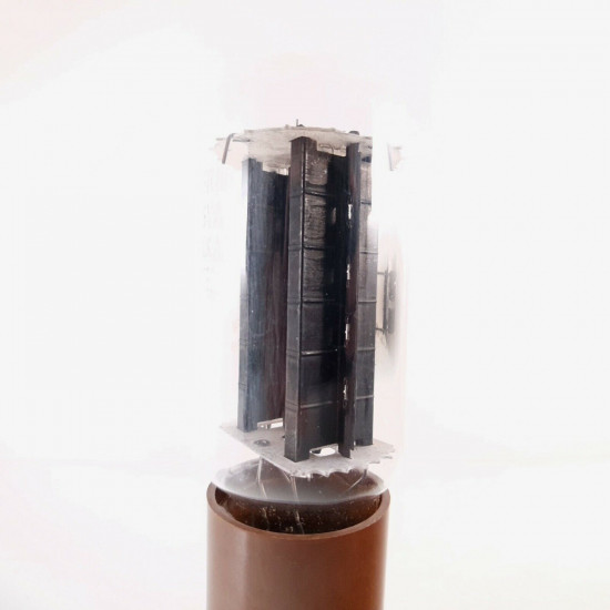 1 X 5R4GYA GE TUBE. 1970s PROD. BLACK PLATES. BROWN BASE. NOS/NIB. AA  ENA