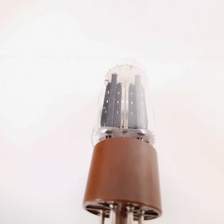 1 X 5R4GYA GE TUBE. 1970s PROD. BLACK PLATES. BROWN BASE. NOS/NIB. AA  ENA