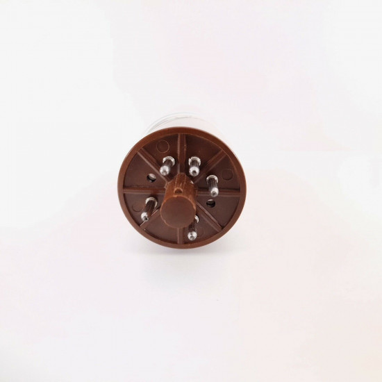 1 X 5R4GYA GE TUBE. 1970s PROD. BLACK PLATES. BROWN BASE. NOS/NIB. AA  ENA