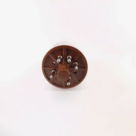 1 X 5R4GYA GE TUBE. 1970s PROD. BLACK PLATES. BROWN BASE. NOS/NIB. AA  ENA