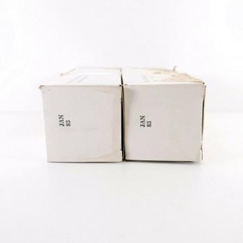 2 X JAN 83 TUBE. SYLVANIA BRAND. BLACK PLATES. 1980 PRODUCTION. CH  ENA