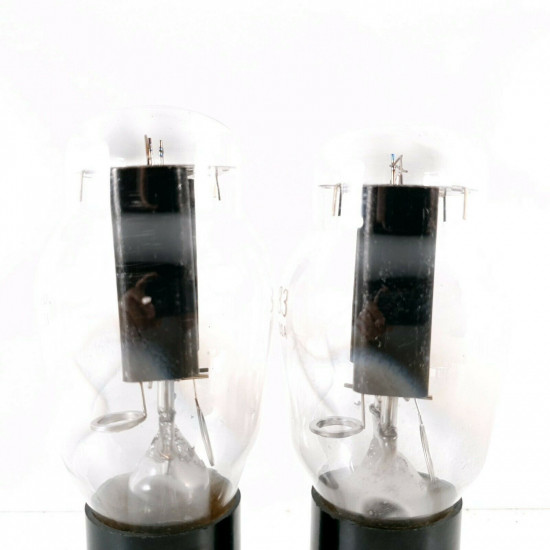 2 X JAN 83 TUBE. SYLVANIA BRAND. BLACK PLATES. 1980 PRODUCTION. CH  ENA