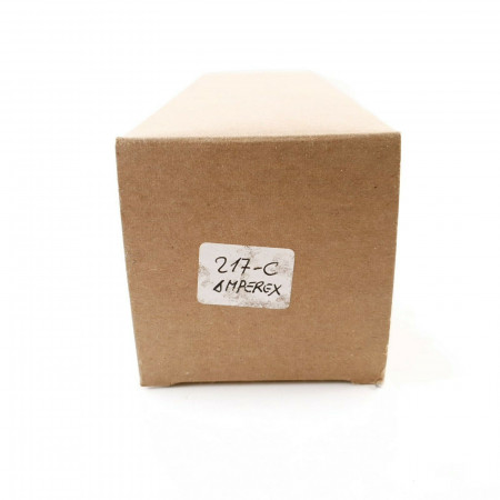 1 X JAN 217C TUBE. AMPEREX BRAND. BLACK PLATES. CH  ENA