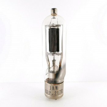 1 X JAN 217C TUBE. AMPEREX BRAND. BLACK PLATES. CH  ENA 2