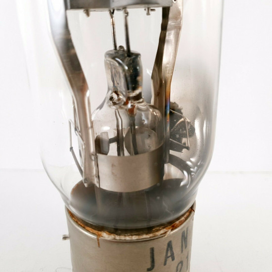 1 X JAN 217C TUBE. AMPEREX BRAND. BLACK PLATES. CH  ENA