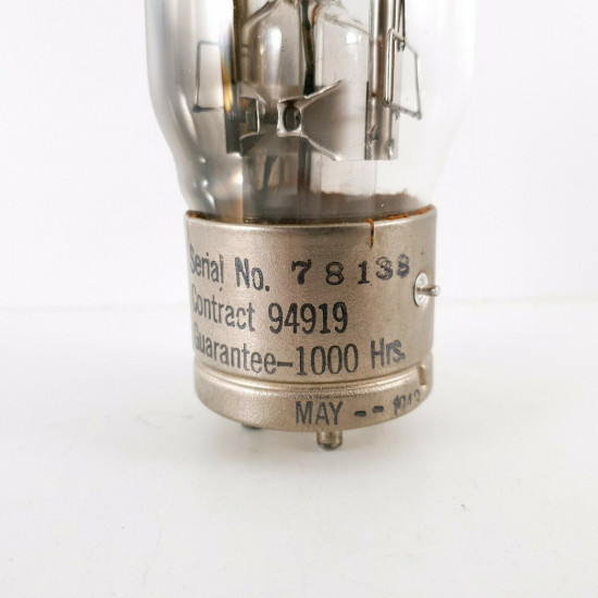 1 X JAN 217C TUBE. AMPEREX BRAND. BLACK PLATES. CH  ENA