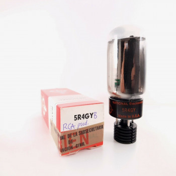 1 X 5R4GYB RCA TUBE. NATIONAL BRANDED. BLACK PLATES. NOS/NIB. AA  ENA