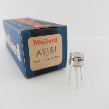 1 X AF181 MULLARD TRANSISTOR. NOS/NIB. CY  ENA