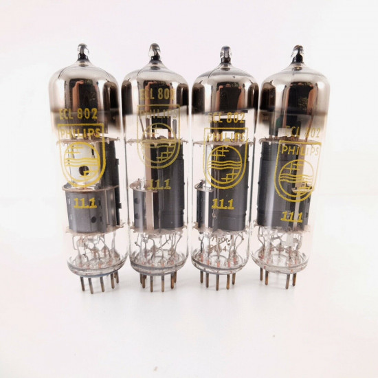 4 X ECL802 PHILIPS TUBE. LA RADIOTECHNIQUE PROD. NOS/NIB. 2 MATCHED PAIR AA  ENA