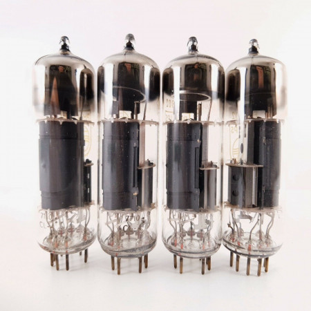 4 X ECL802 PHILIPS TUBE. LA RADIOTECHNIQUE PROD. NOS/NIB. 2 MATCHED PAIR AA  ENA
