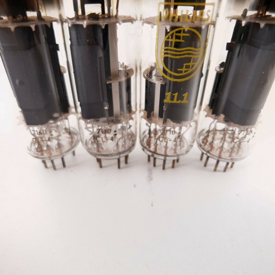 4 X ECL802 PHILIPS TUBE. LA RADIOTECHNIQUE PROD. NOS/NIB. 2 MATCHED PAIR AA  ENA