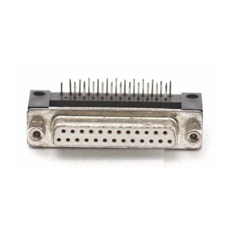 SERIAL CONNECTOR DB25 25 PINS METAL NOS (NEW OLD STOCK) 1PC. CA311U2F040717
