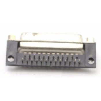 SERIAL CONNECTOR DB25 25 PINS METAL NOS (NEW OLD STOCK) 1PC. CA311U2F040717 2