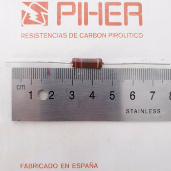 1 X 1W 2,7M 2.7M 2M7 5% 1990s VINTAGE PIHER RESISTOR. NOS. C1809U130F270121