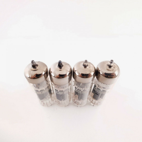 4 X ECL82 MINIWATT TUBE. PAPESA BUENOS AIRES PROD. NOS/NIB. MATCHED QUAD AA  ENA