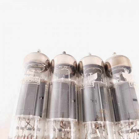 4 X ECL82 MINIWATT TUBE. PAPESA BUENOS AIRES PROD. NOS/NIB. MATCHED QUAD AA  ENA