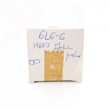 1 X 6L6G TUBE. RSD BRAND. 1960s ITALIAN PRODUCTION. DUAL GETTER. CH  ENA