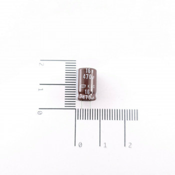 2 x KZG UNITED CHEMI-CON CAPACITOR 470uF 16V 105ºC. CA382U100F160621