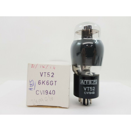 1 X VT52 ATES TUBE. NOS. RB387