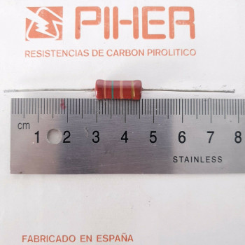 1 X 1W 150R 5% 1970s VINTAGE PIHER RESISTOR. NOS. C1810U56F270121