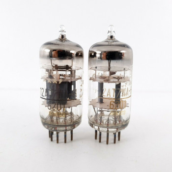 2 X 6201 / 12AT7WA-H CIFTE TUBE. *****STARS. 3 MICAS. STAGGERED PLATES. CÑ  ENA 2