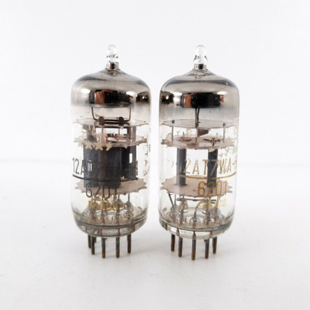 2 X 6201 / 12AT7WA-H CIFTE TUBE. *****STARS. 3 MICAS. STAGGERED PLATES. CÑ  ENA