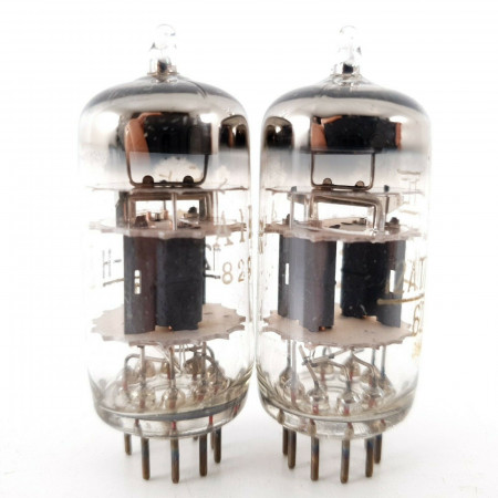 2 X 6201 / 12AT7WA-H CIFTE TUBE. *****STARS. 3 MICAS. STAGGERED PLATES. CÑ  ENA