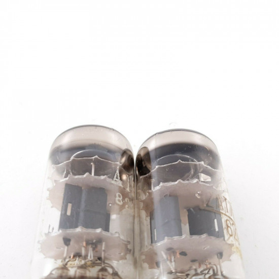 2 X 6201 / 12AT7WA-H CIFTE TUBE. *****STARS. 3 MICAS. STAGGERED PLATES. CÑ  ENA