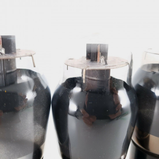 5 X 6V6G MARCONI-RADIOTRON TUBE. BLACK PLATES. 1940s. MATCHED QUAD+1. CY  ENA