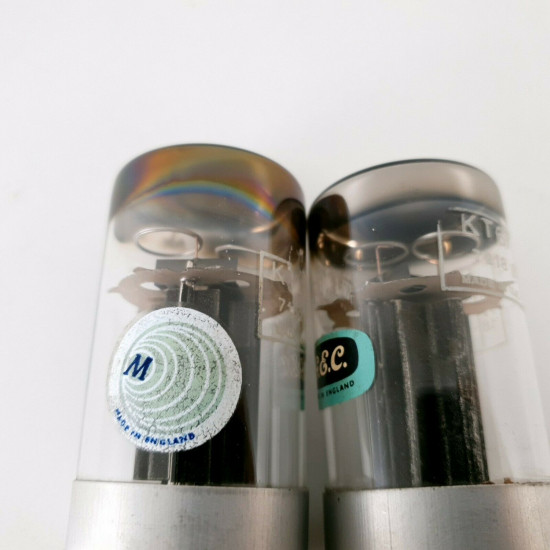 2 X KT67 TUBE. GEC /MWT. DUAL GETTER. BLACK PLATES. BRITISH MADE. 1970s. CI  ENA