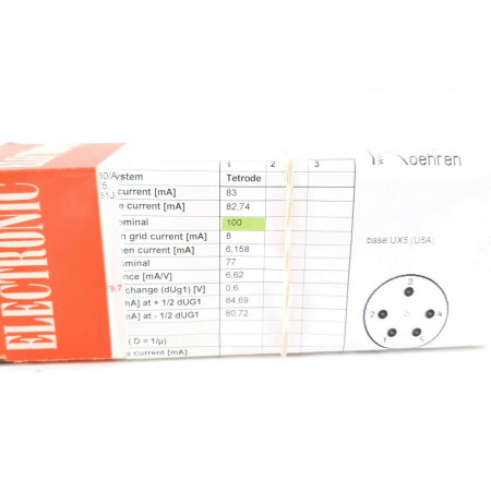 1 X 4Y25 TUBE. GEC PRODUCTION. NO LOGO. BLACK PLATES. CERAMIC BASE. CH  ENA