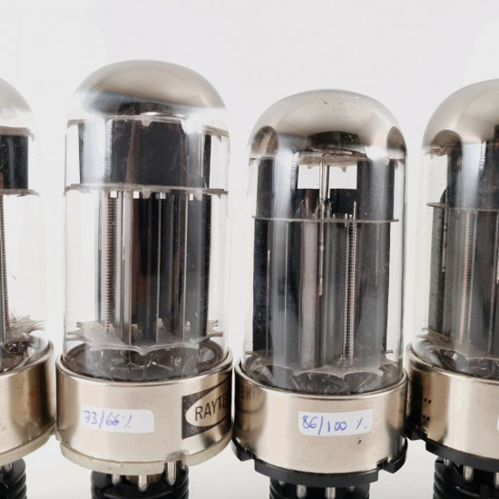 5 X JAN 6080WA RAYTHEON TUBE. 1960s PRODUCTION. CX  ENA