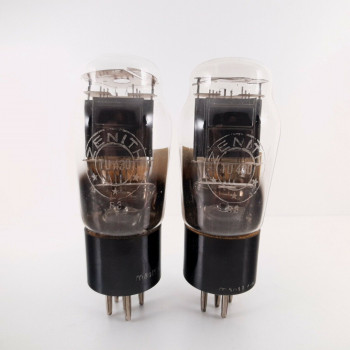 2 X TU430 ZENITH TUBE. BLACK PLATES. SOLID GETTER.  AA  ENA 2