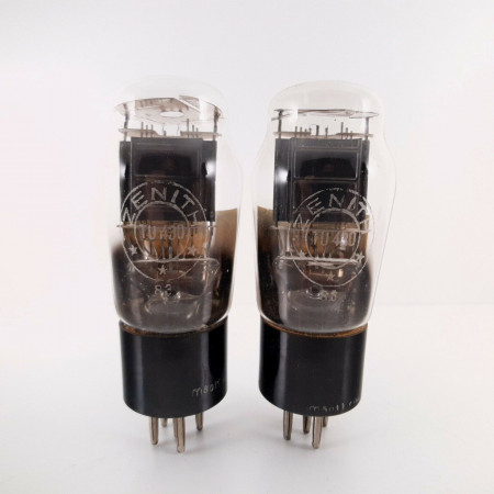2 X TU430 ZENITH TUBE. BLACK PLATES. SOLID GETTER.  AA  ENA