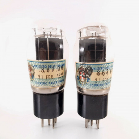 2 X TU430 ZENITH TUBE. BLACK PLATES. SOLID GETTER.  AA  ENA