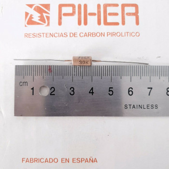 1 X 1/2W 39K 10% 1960s VINTAGE PIHER RESISTOR. NOS. C1813U580F270121