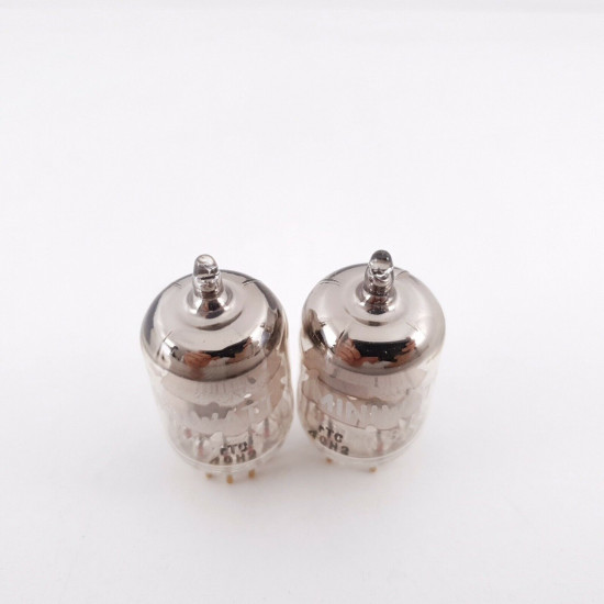 2 X E180F MINIWATT. SPECIAL QUALITY SQ. GOLD PIN 3 MICAS. MATCHED PAIR 2 CL  ENA