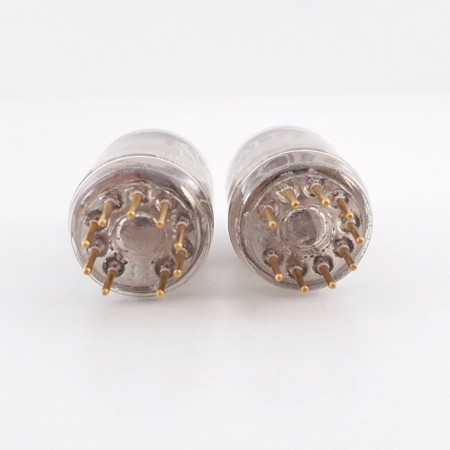 2 X E180F MINIWATT. SPECIAL QUALITY SQ. GOLD PIN 3 MICAS. MATCHED PAIR 2 CL  ENA