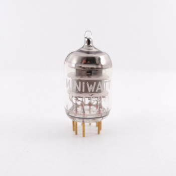 1 X E180F MINIWATT. SPECIAL QUALITY SQ. GOLD PIN. 3 MICAS. 96% CL  ENA