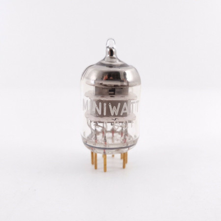 1 X E180F MINIWATT. SPECIAL QUALITY SQ. GOLD PIN. 3 MICAS. 96% CL  ENA