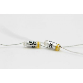 STYROFLEX CAPACITOR SIEMENS 56pF 63V NOS 4PC. CA65U56CA102U300CA105U2650F051115