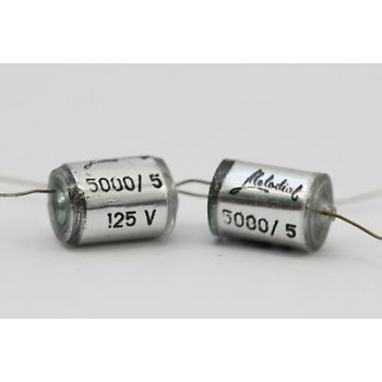 STYROFLEX CAPACITOR MELODIAL 5000pF 125V 5% NOS(New Old Stock) 3PC.CA47U585