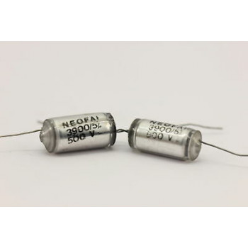 STYROFLEX CAPACITOR 3900pF 500V 5% NEOFAR NOS (New Old StocK) 4PC.CA47U9F021015