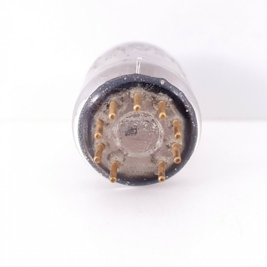 1 X 407A SYLVANIA TUBE. GOLD PIN. BLACK PLATES. USED. 87/68%. 21. NOS/NIB. CH32