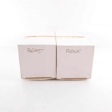 2 X RG105 TELEFUNKEN TUBE. GREY PLATES. 1950s PROD. NOS. AK  ENA