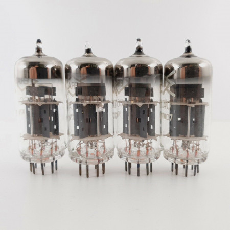 4 X ECC40 TUNGSRAM TUBE. 1960s ERA PRODUCTION. K7MD7. CX  ENA