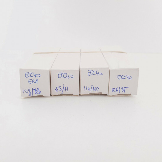 4 X ECC40 TUNGSRAM TUBE. 1960s ERA PRODUCTION. K7MD7. CX  ENA