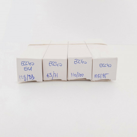 4 X ECC40 TUNGSRAM TUBE. 1960s ERA PRODUCTION. K7MD7. CX  ENA